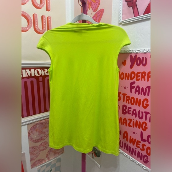 NWT OZAI N KU RACQUET
TANK TOP, LIME - Picture 9 of 13